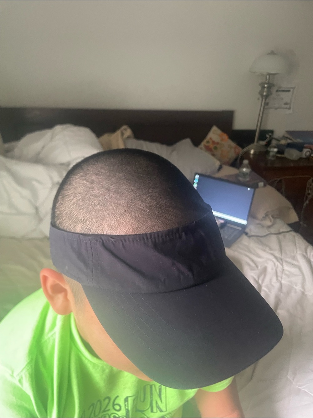 David and Young Black Athletic Visor